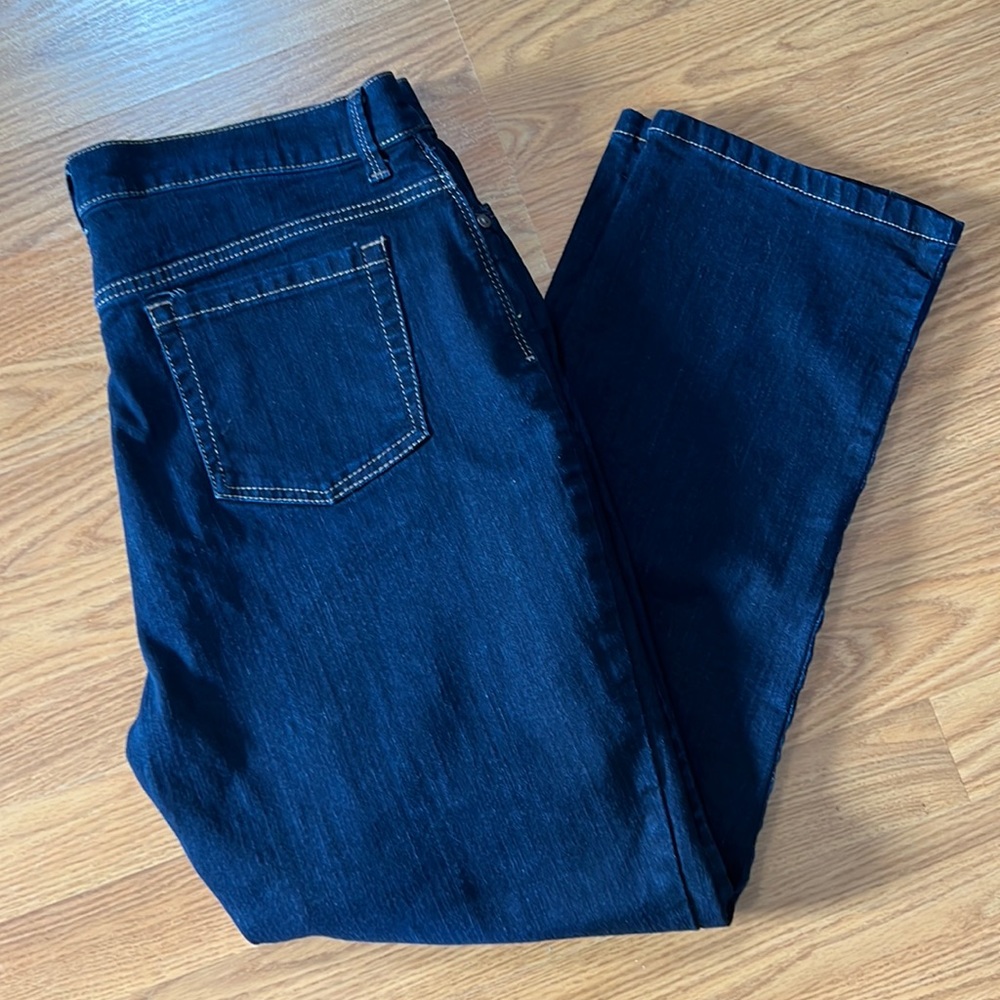 Gloria Vanderbilt Amanda Dark Wash Jeans 14 Short